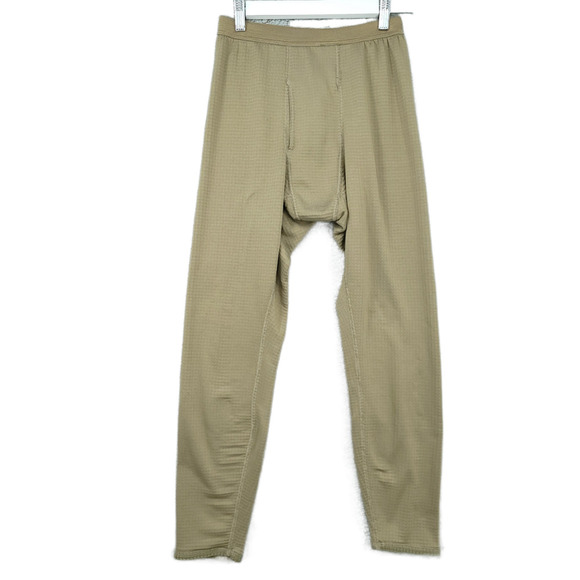POLARTEC Thermal Long John Underwear Mens Thermal Waffle Tan Underwear Fleece - Picture 1 of 9